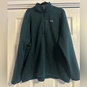 Patagonia Men's Better Sweater® 1/4-Zip Fleece- Forest Green Size 3XL